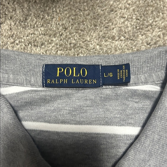 Vintage Ralph Lauren Striped Rugby Shirt - Picture 2 of 3